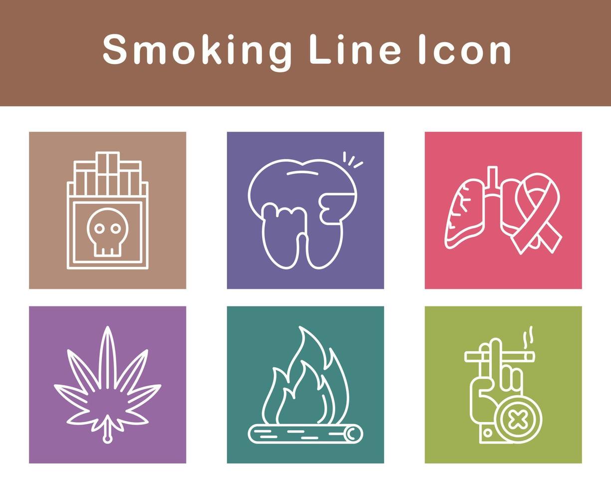 Smoking Vector Icon Set