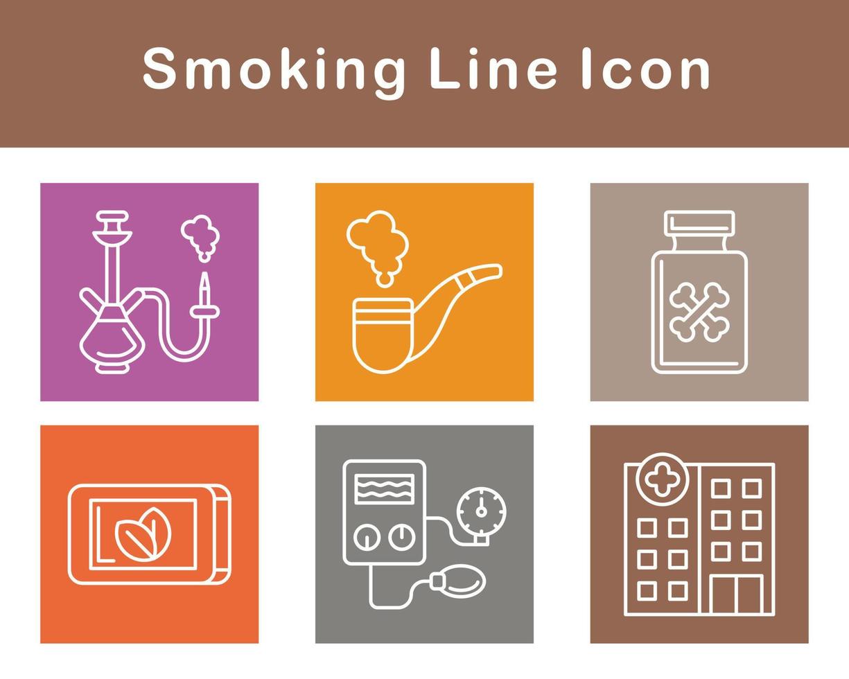 Smoking Vector Icon Set