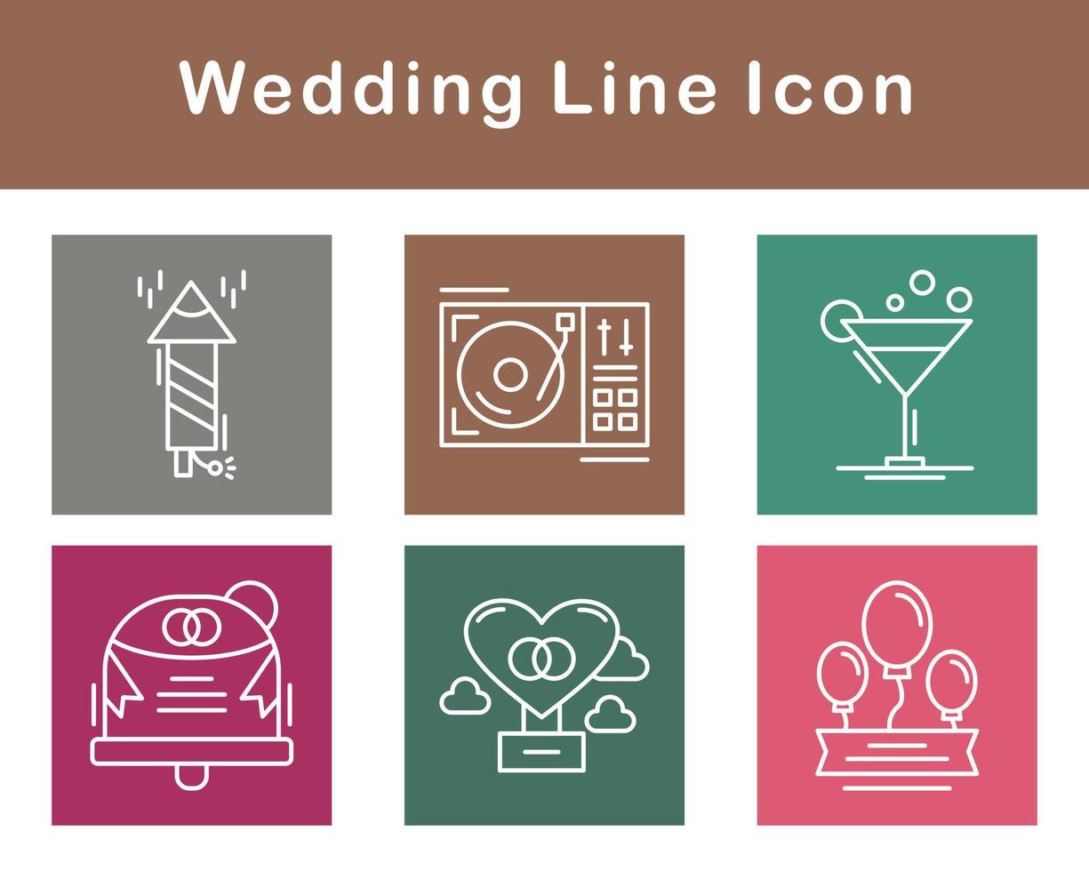 Wedding Vector Icon Set