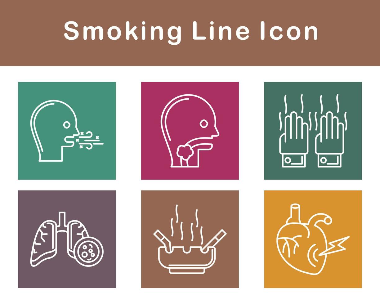 Smoking Vector Icon Set