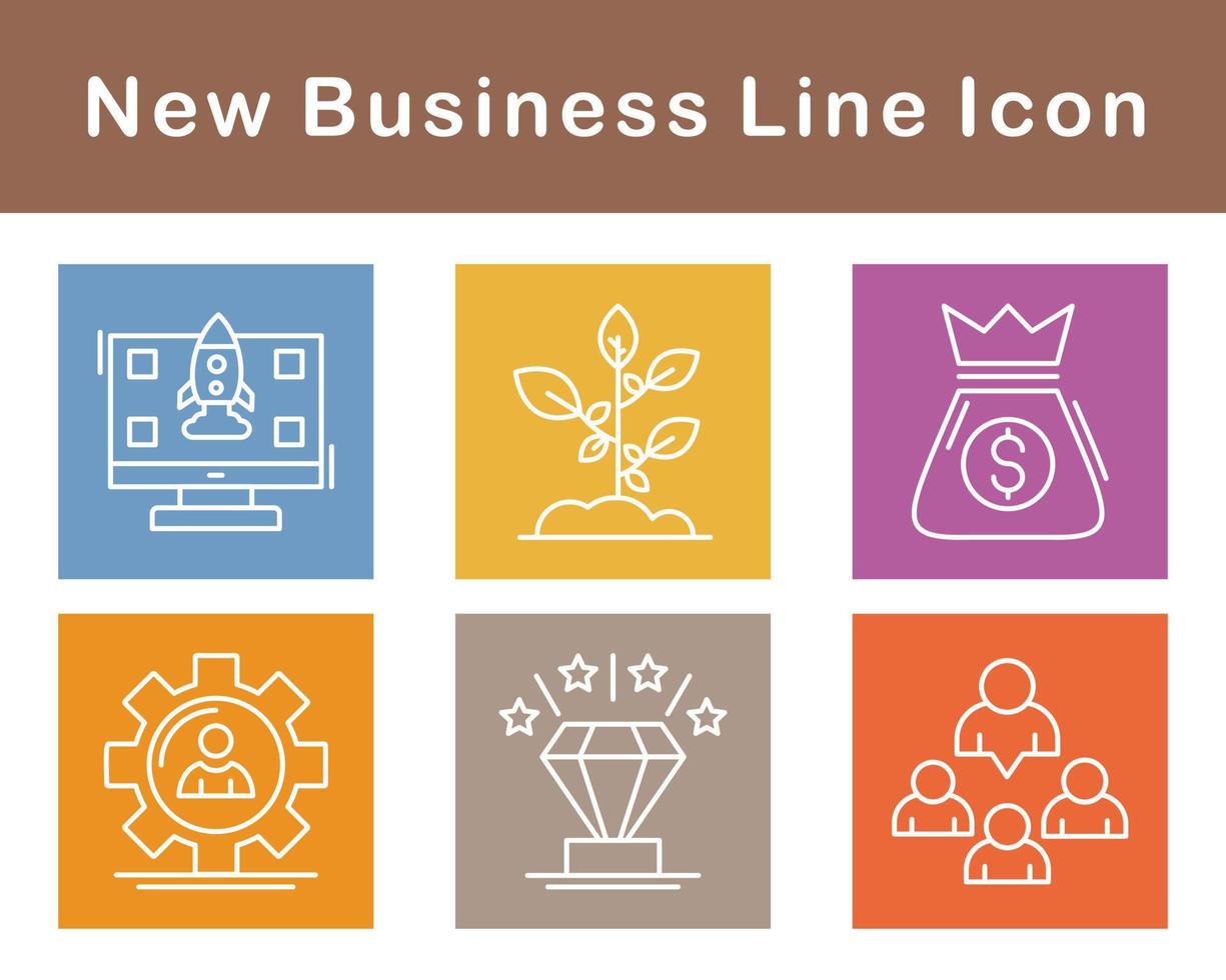 New Business Vector Icon Set