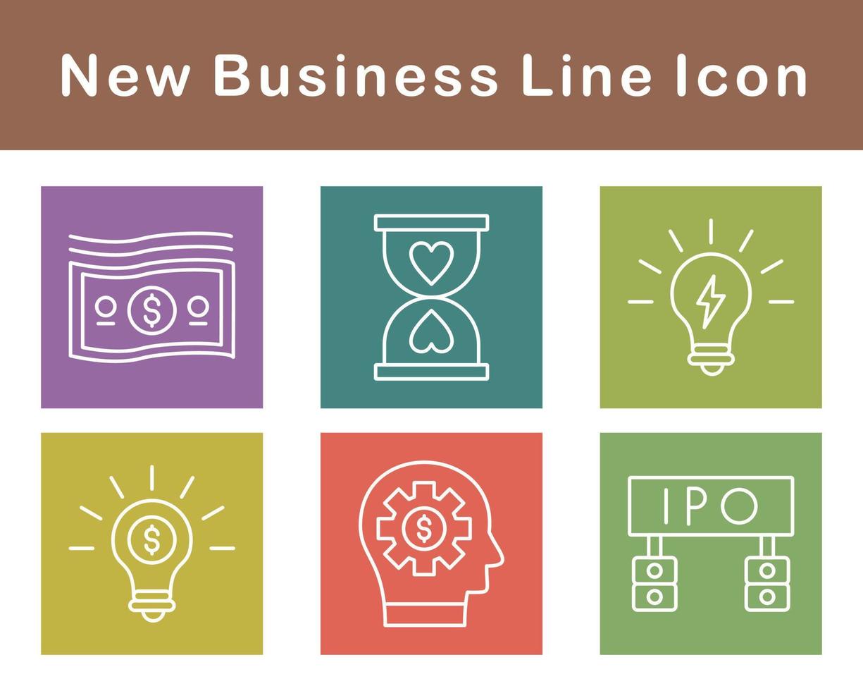 New Business Vector Icon Set