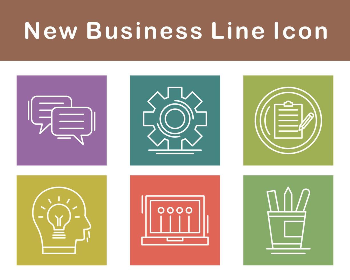 New Business Vector Icon Set