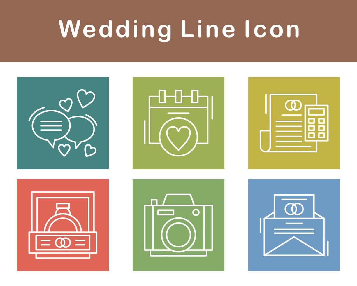 Wedding Vector Icon Set