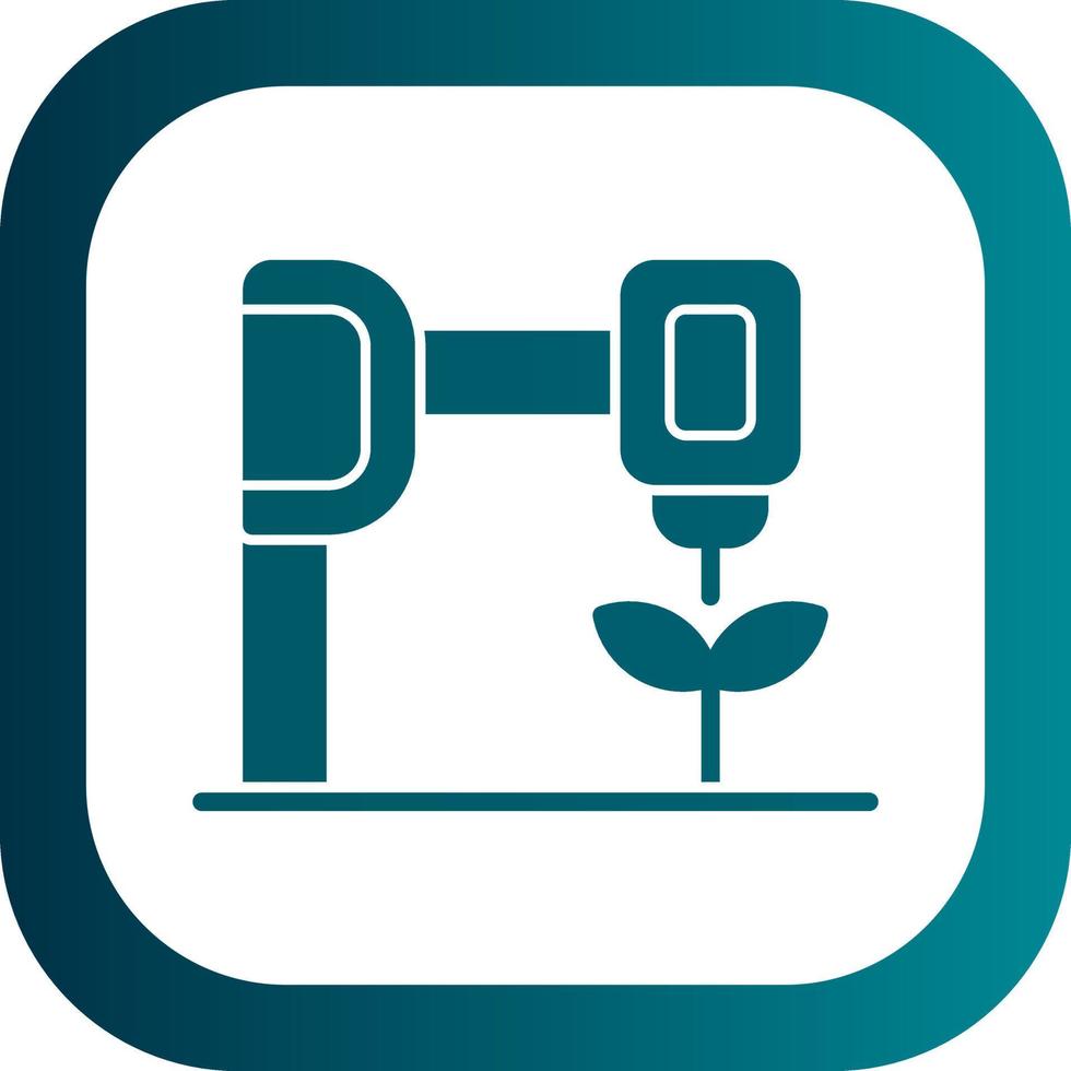 Bioprinting Vector Icon Design