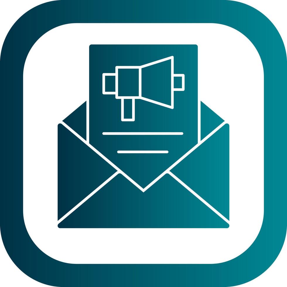 Email Marketing Vector Icon Design