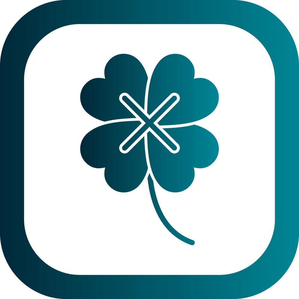 Clover Vector Icon Design