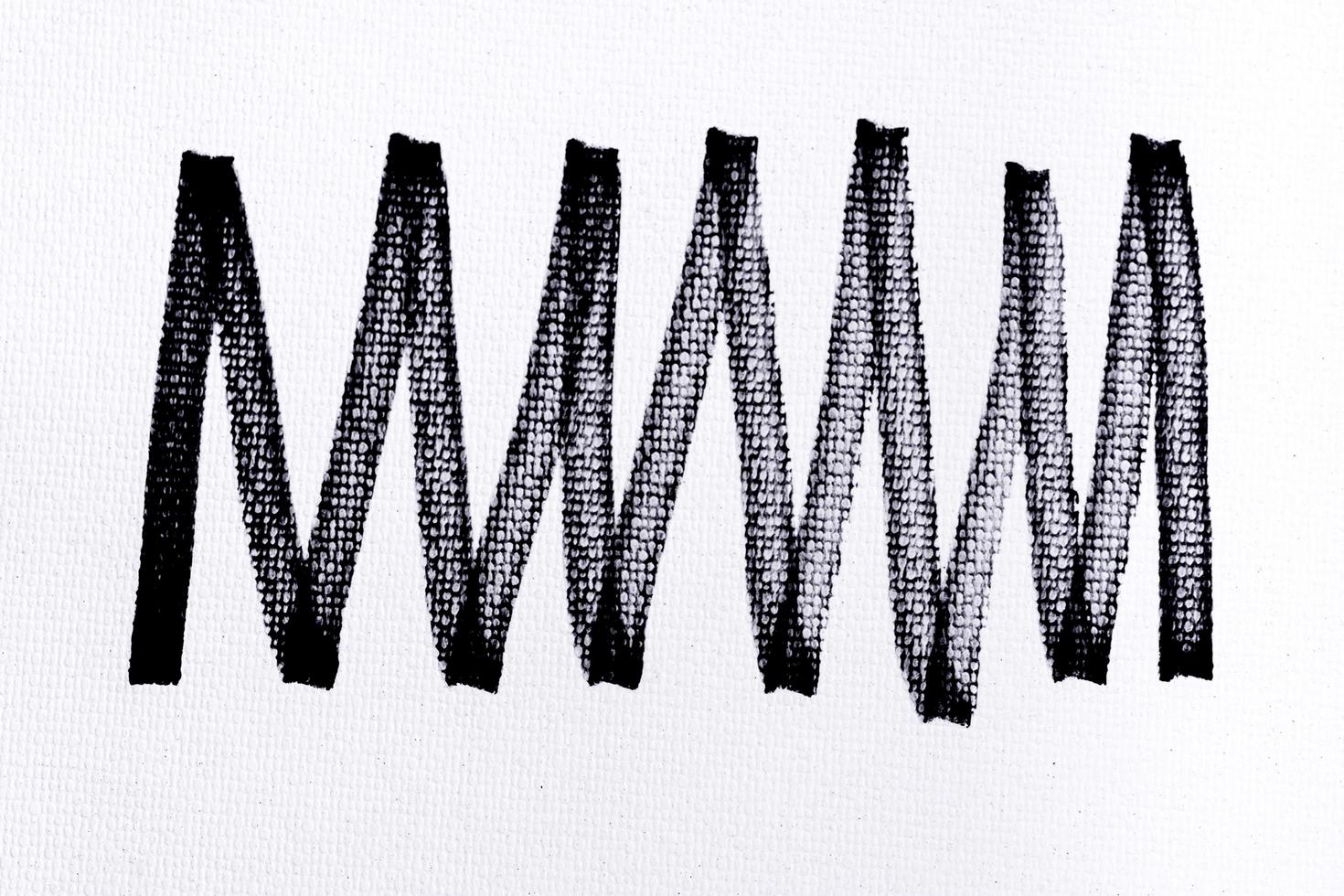 black ink shape on watercolor paper texture background photo