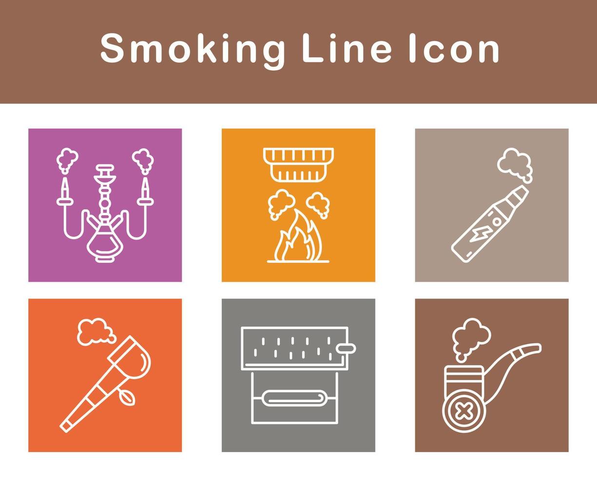 Smoking Vector Icon Set