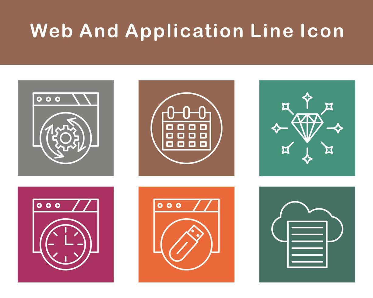 Web And Application Vector Icon Set