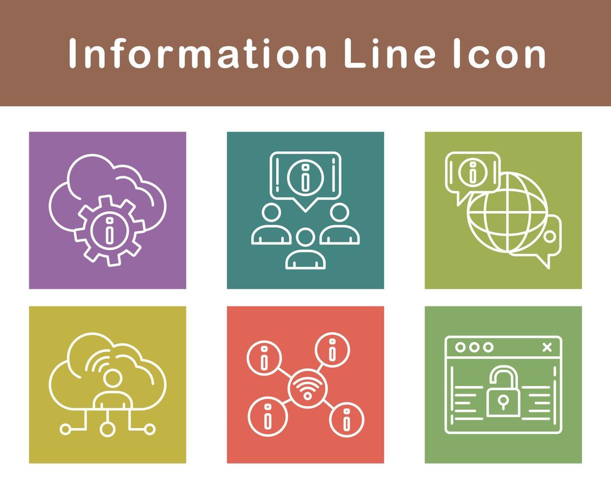 Information Vector Icon Set