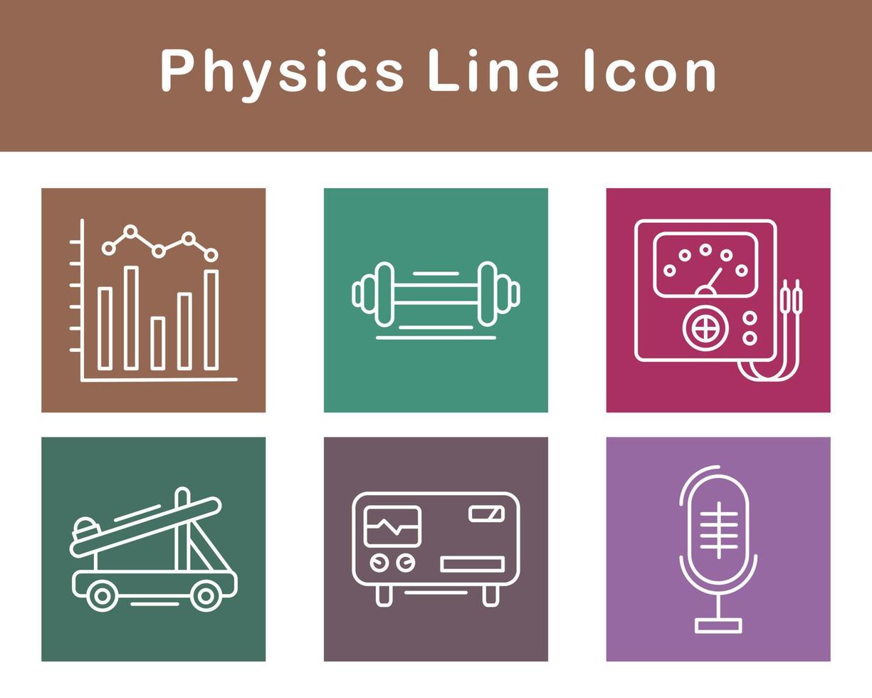 Physics Vector Icon Set
