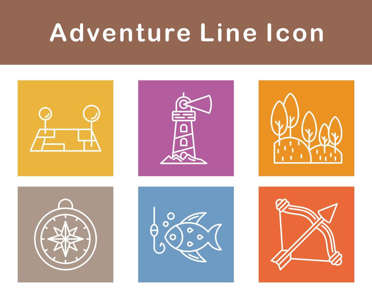 Adventure Vector Icon Set