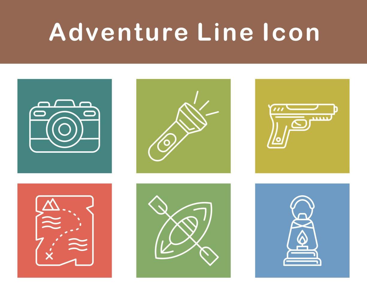 Adventure Vector Icon Set