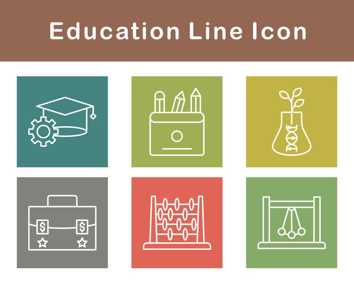 Education Vector Icon Set