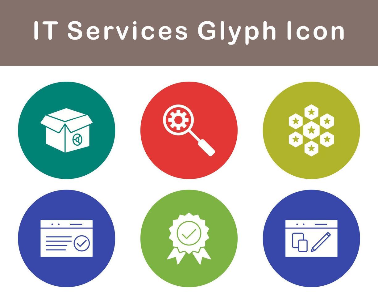 IT Services Vector Icon Set