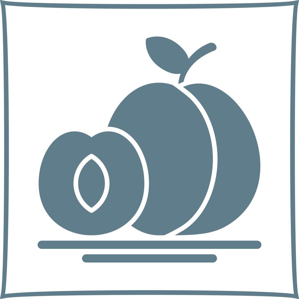 Apricot Vector Icon