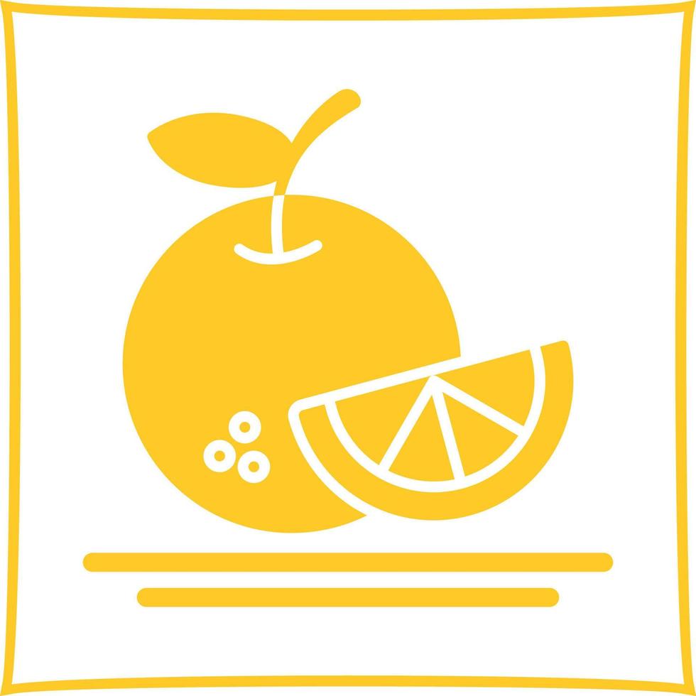 Orange Vector Icon
