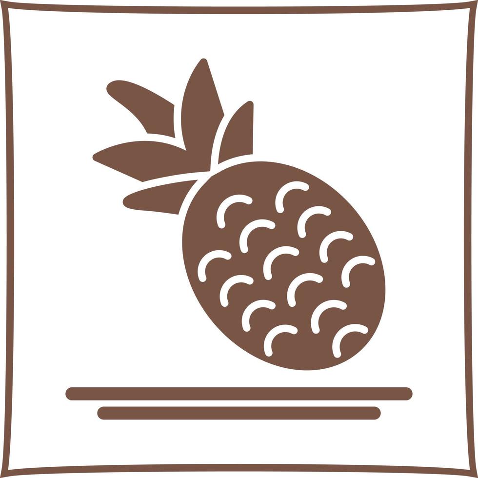 icono de vector de piña