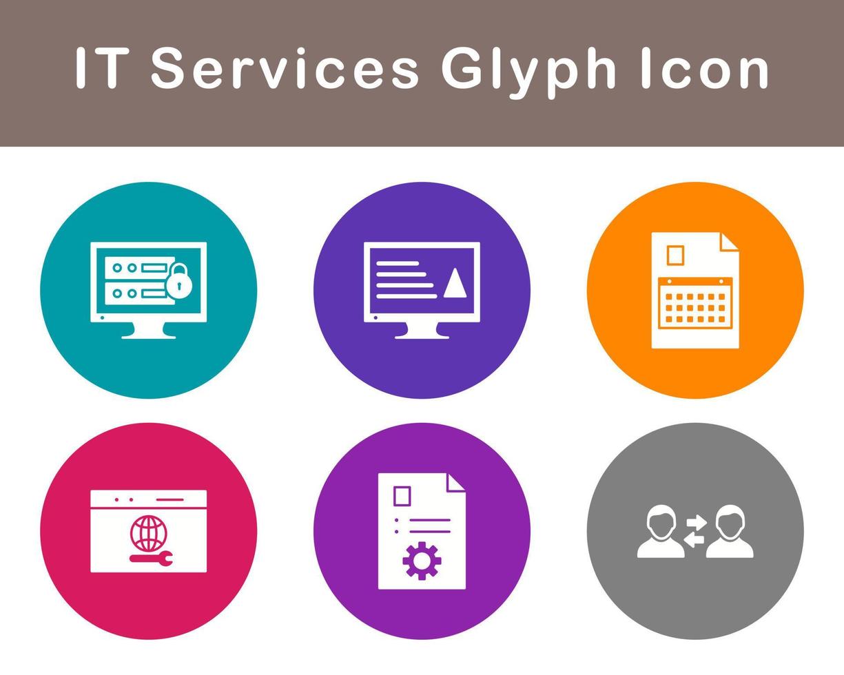 IT Services Vector Icon Set