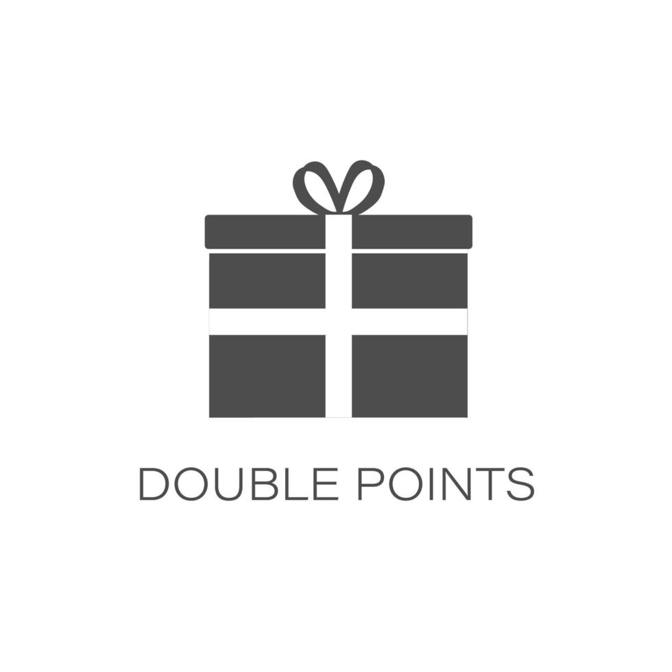 Double points icon. Marketing concept. Business success vector