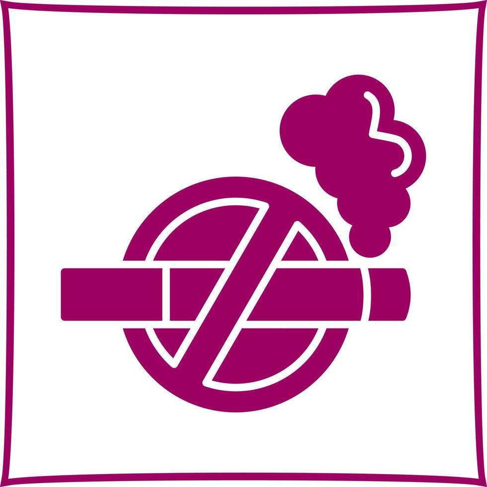 No Tobacco Vector Icon