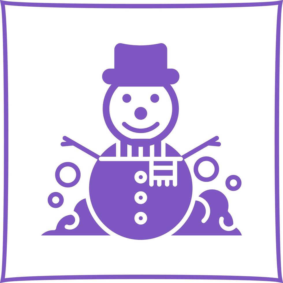 Snowman Vector Icon