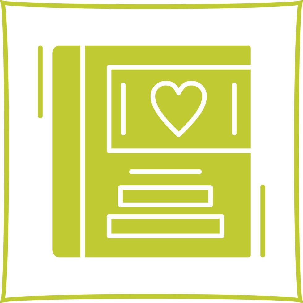 Wedding Album Vector Icon