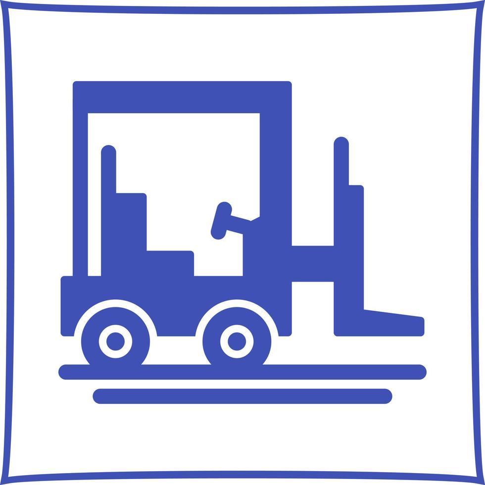 Forklift Vector Icon