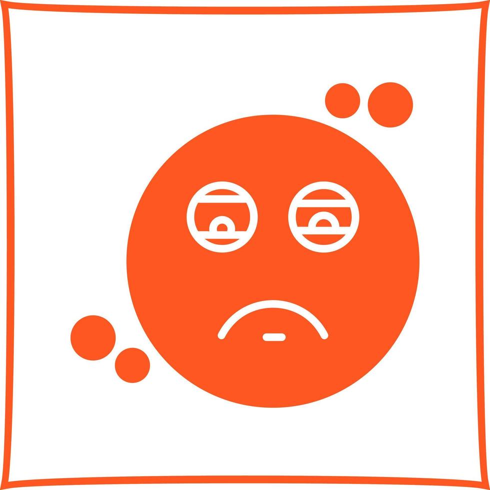 Tired Vector Icon