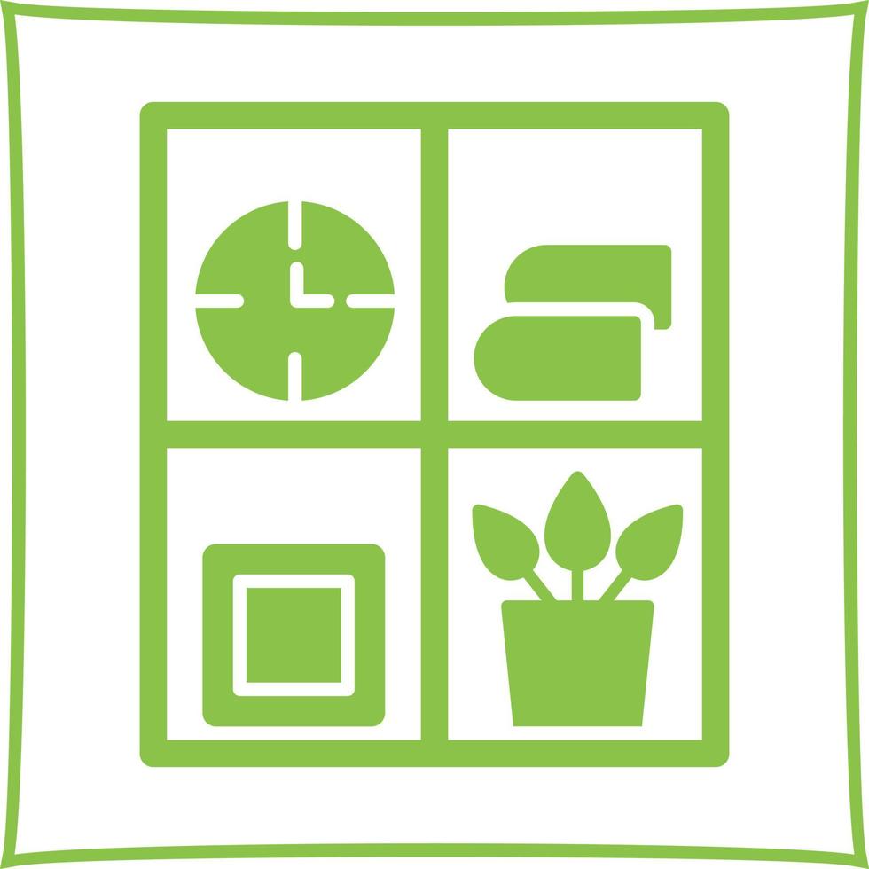 Bookshelf Vector Icon