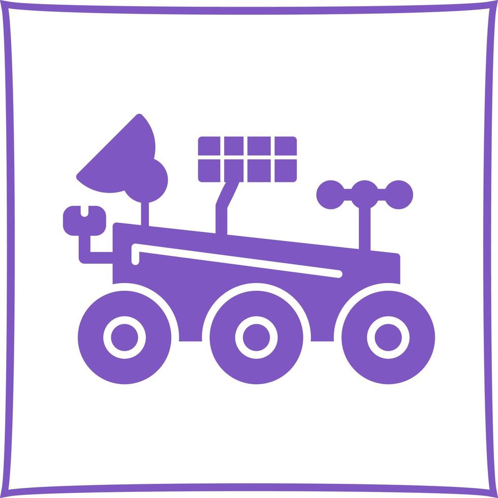 Mars Rover Vector Icon