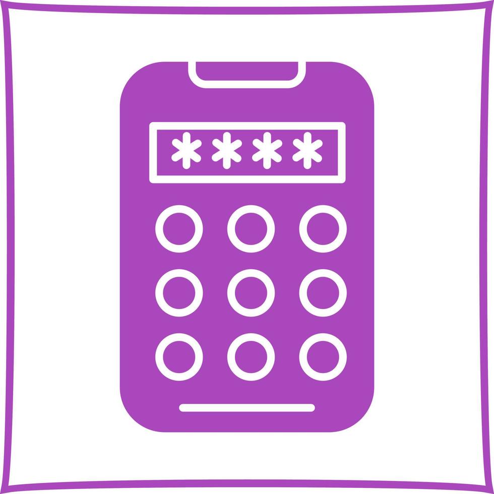 Pin Code Vector Icon