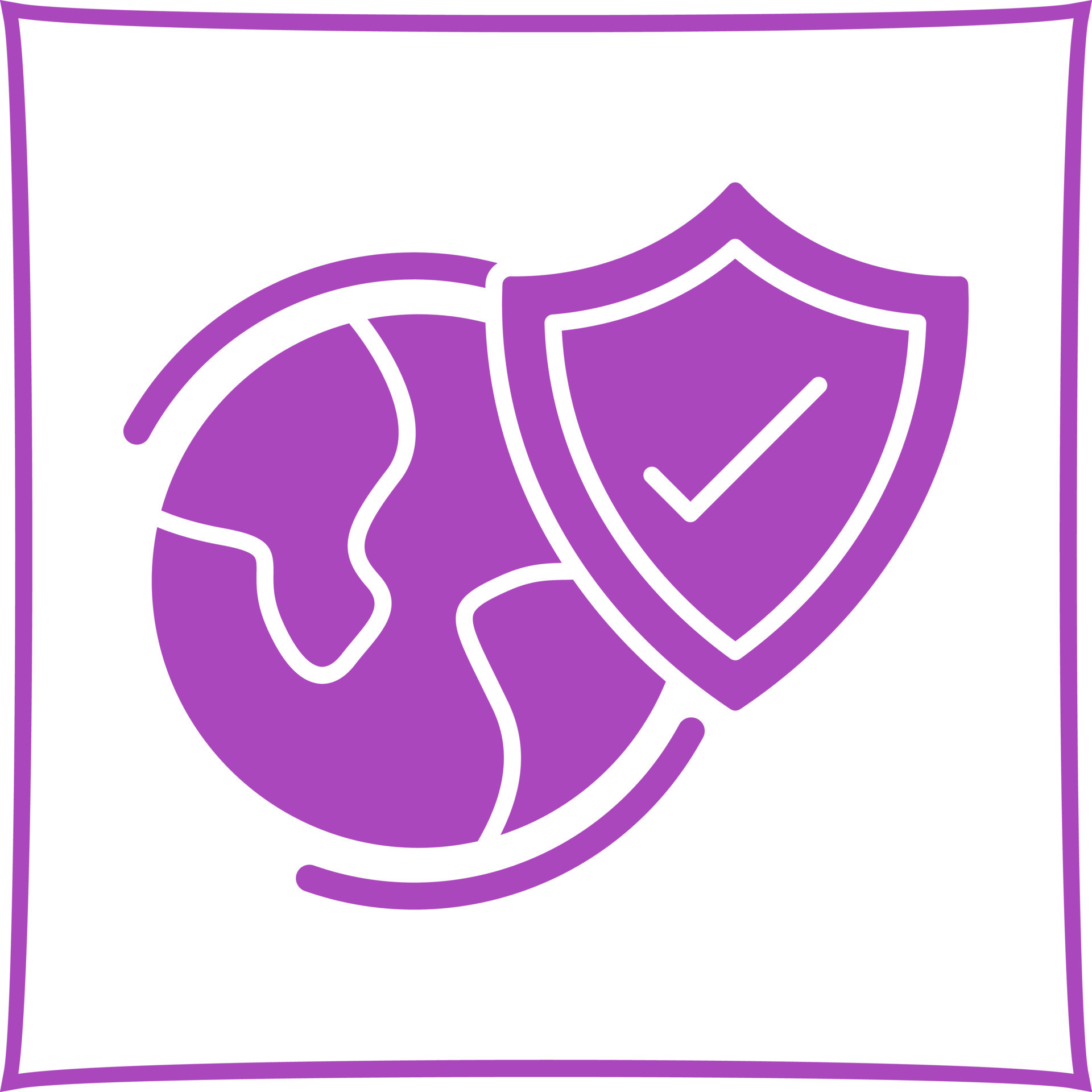 Worldwide Security Vector Icon 20704887 Vector Art at Vecteezy