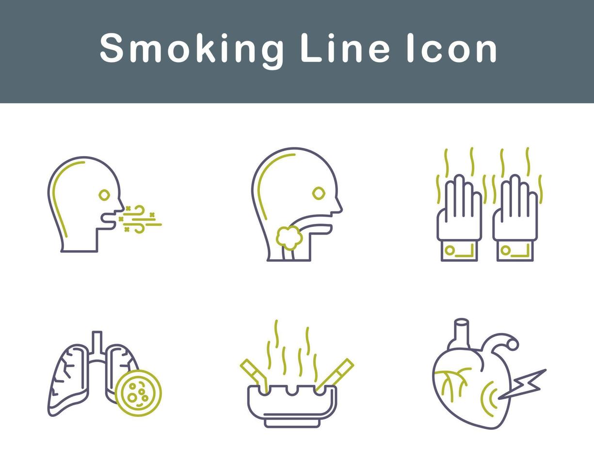 Smoking Vector Icon Set