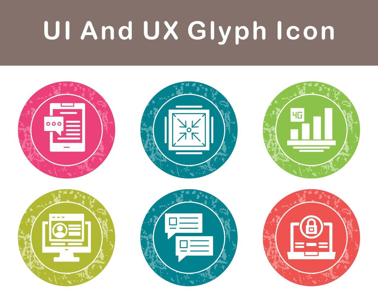 UI And UX Vector Icon Set