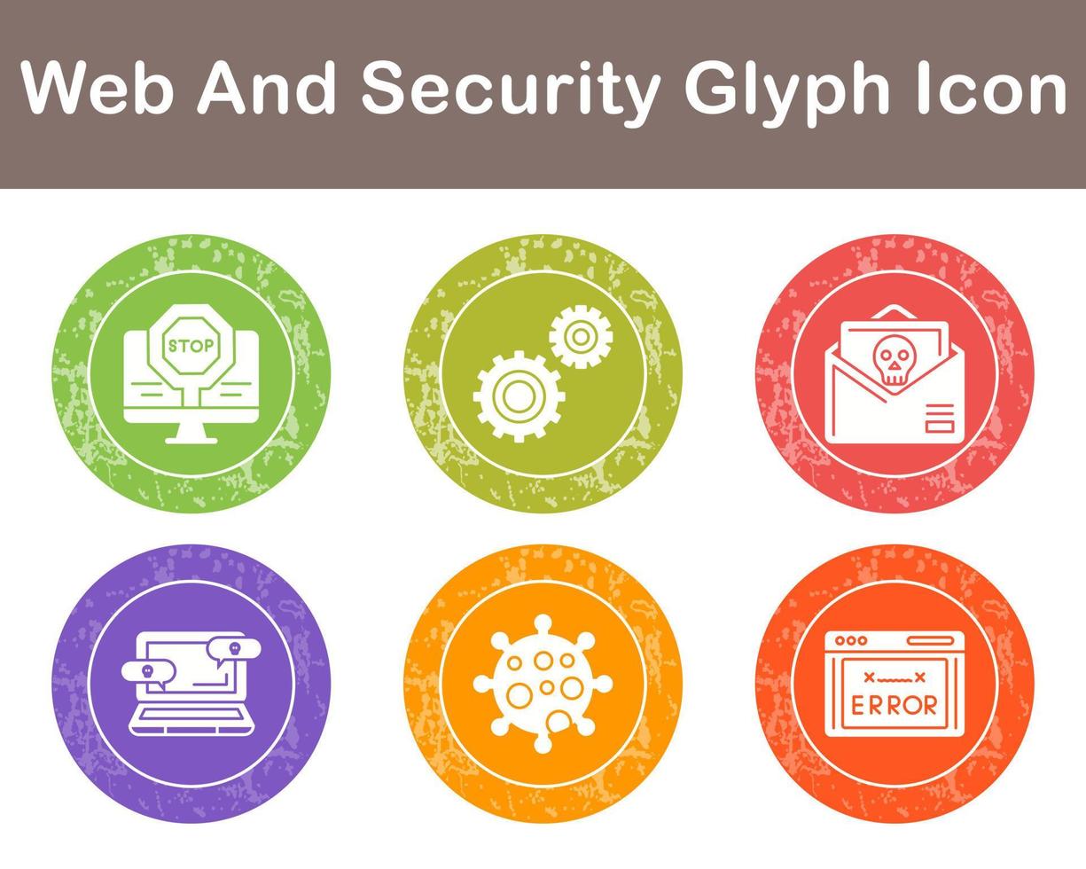 Web And Security Vector Icon Set