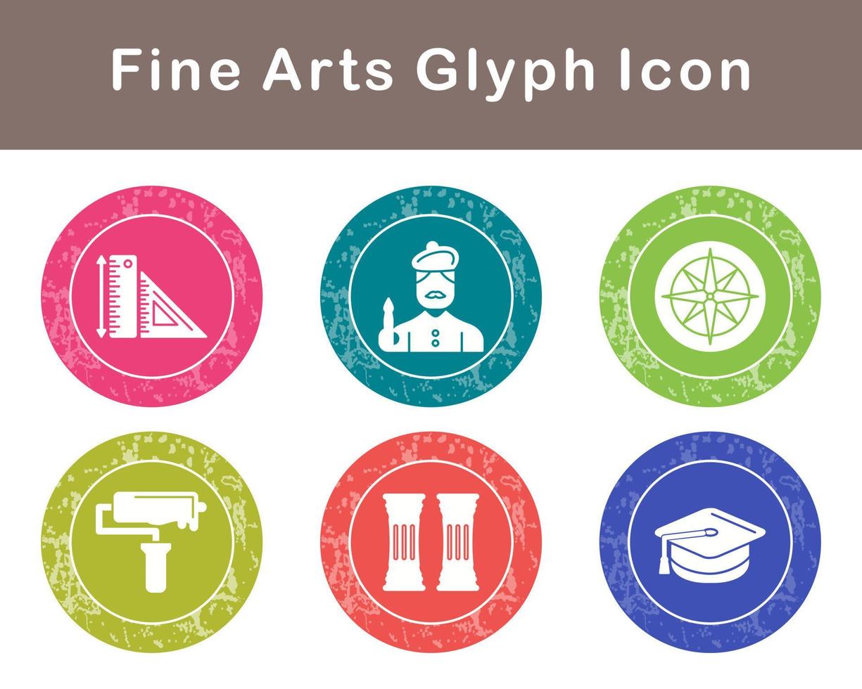 Fine Arts Vector Icon Set