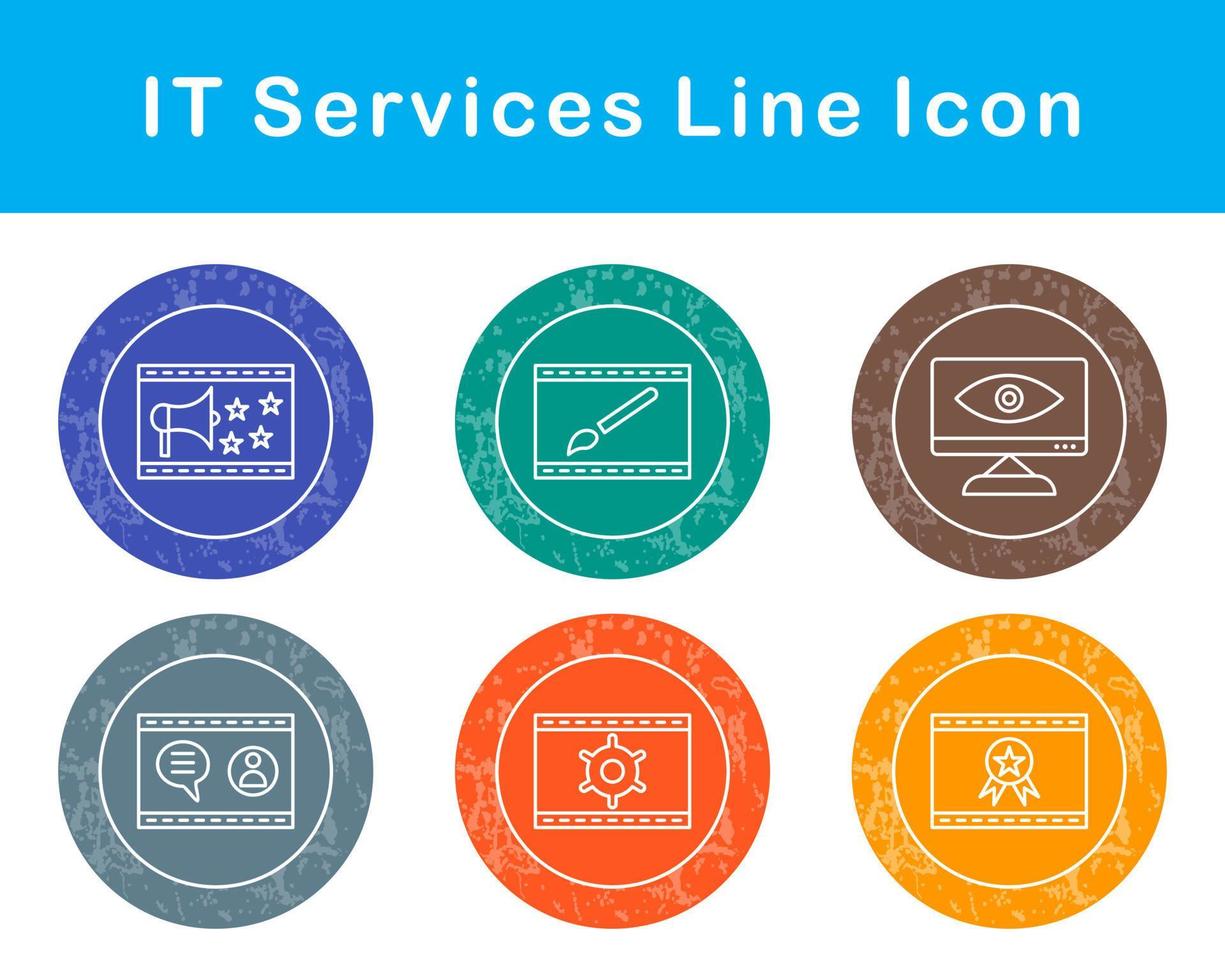 IT Services Vector Icon Set