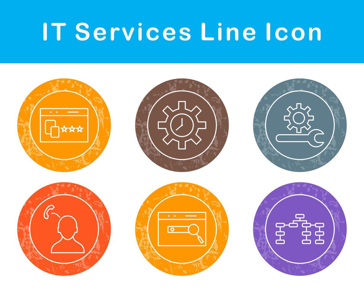 IT Services Vector Icon Set