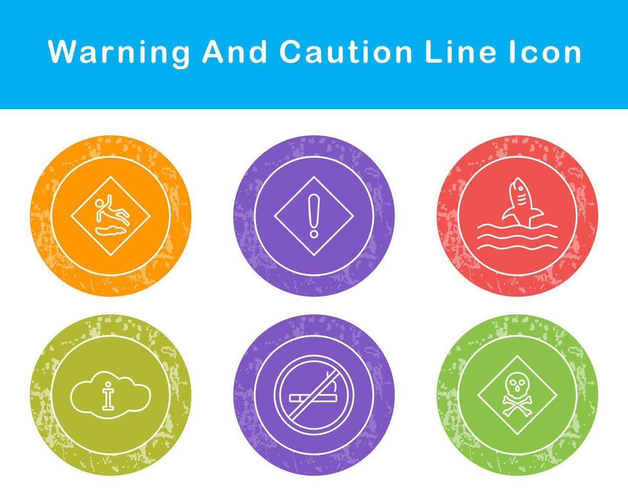 Warning And Caution Vector Icon Set