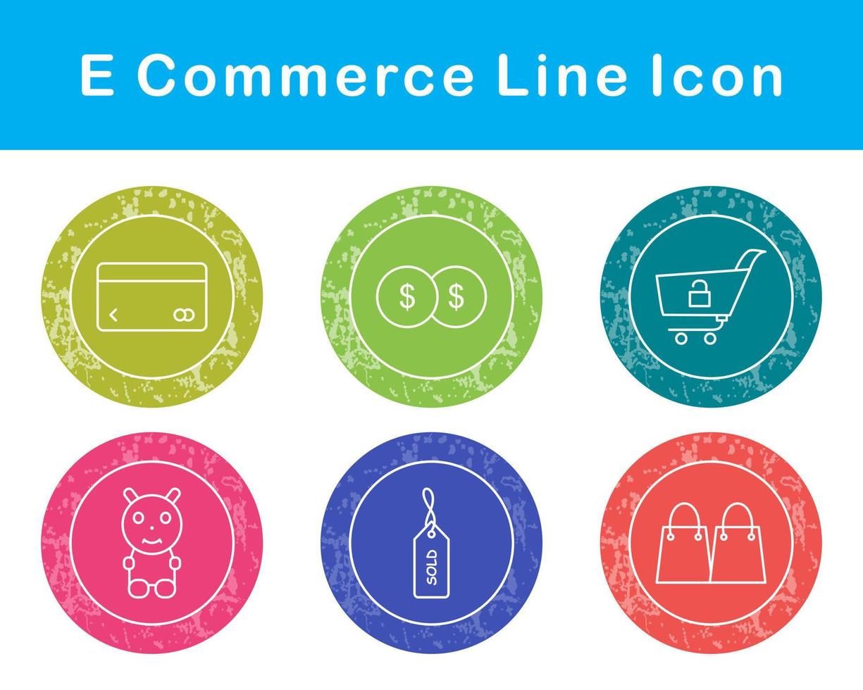 E Commerce Vector Icon Set