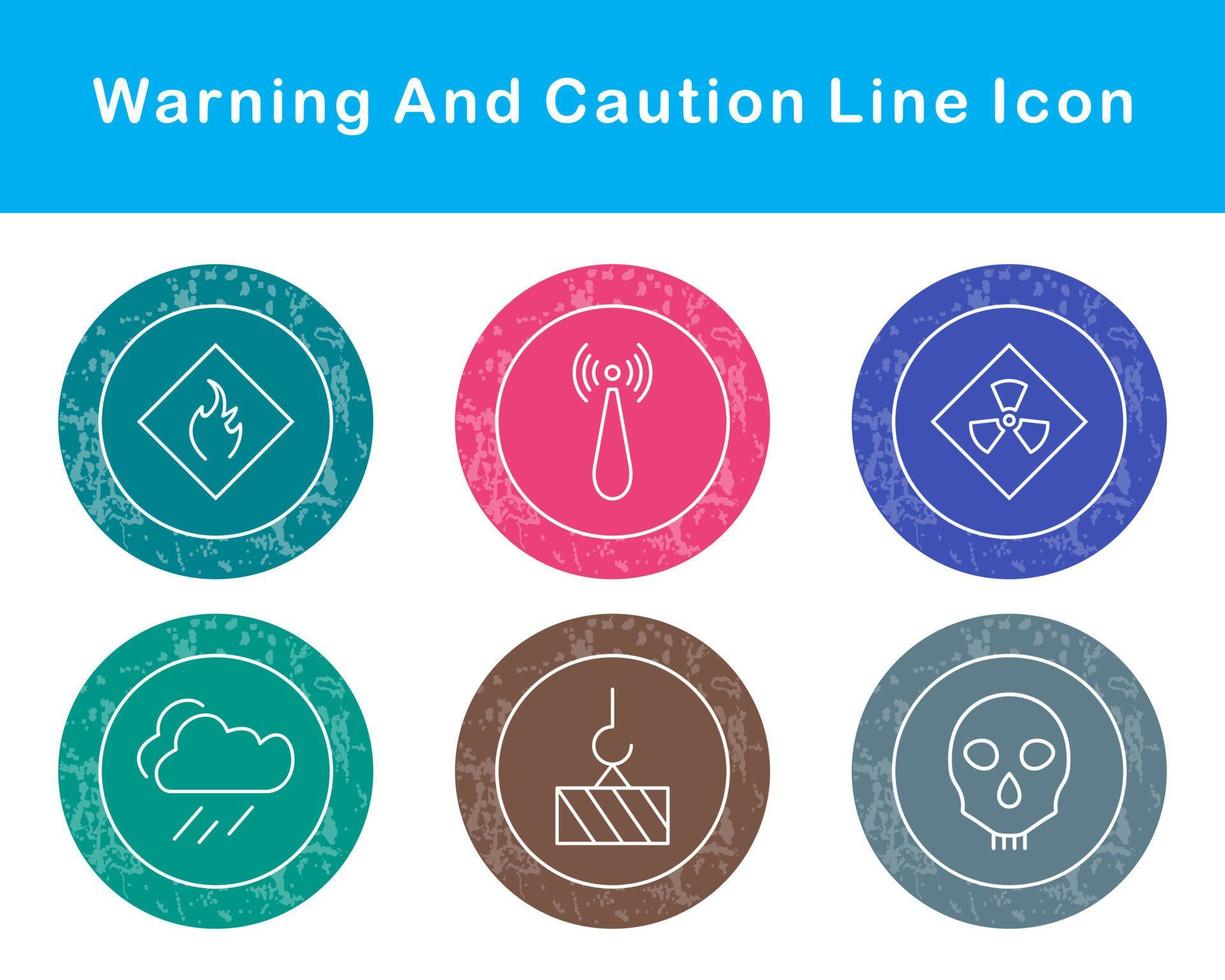 Warning And Caution Vector Icon Set