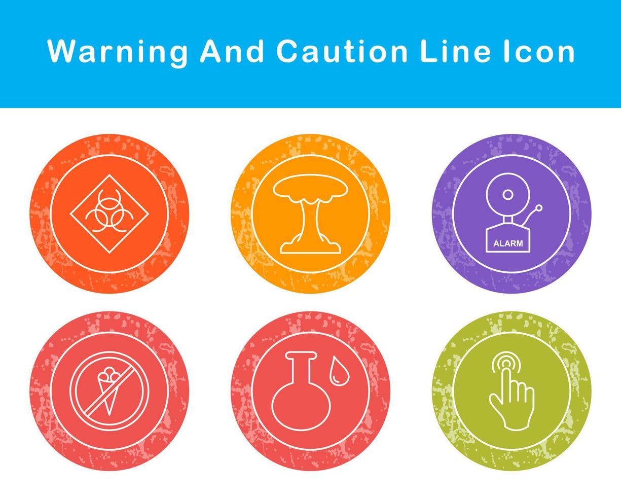 Warning And Caution Vector Icon Set