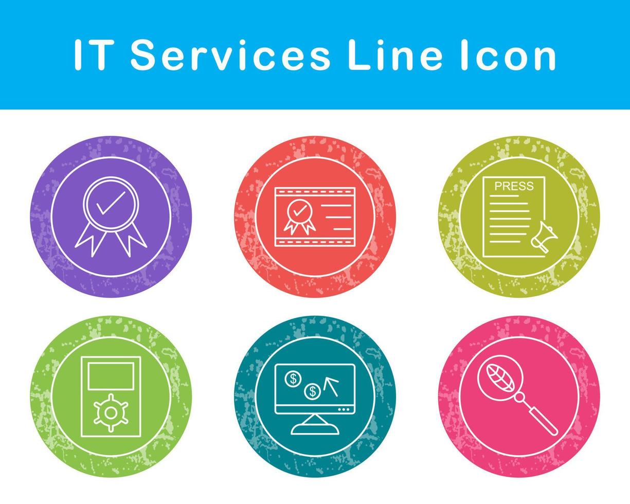 IT Services Vector Icon Set