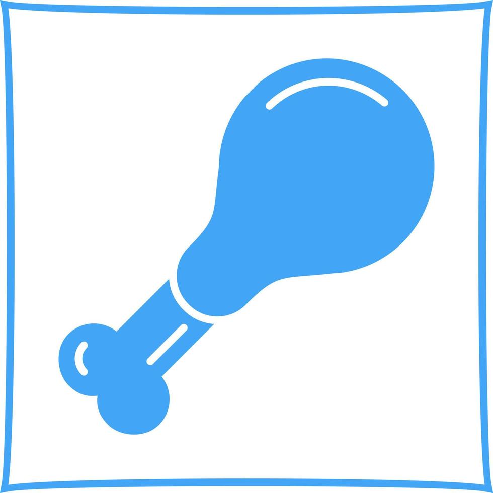 Chicken leg Vector Icon