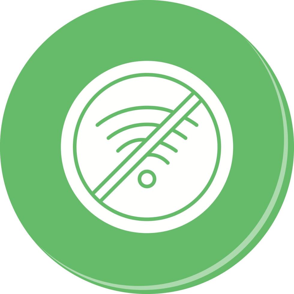 No Wifi Vector Icon