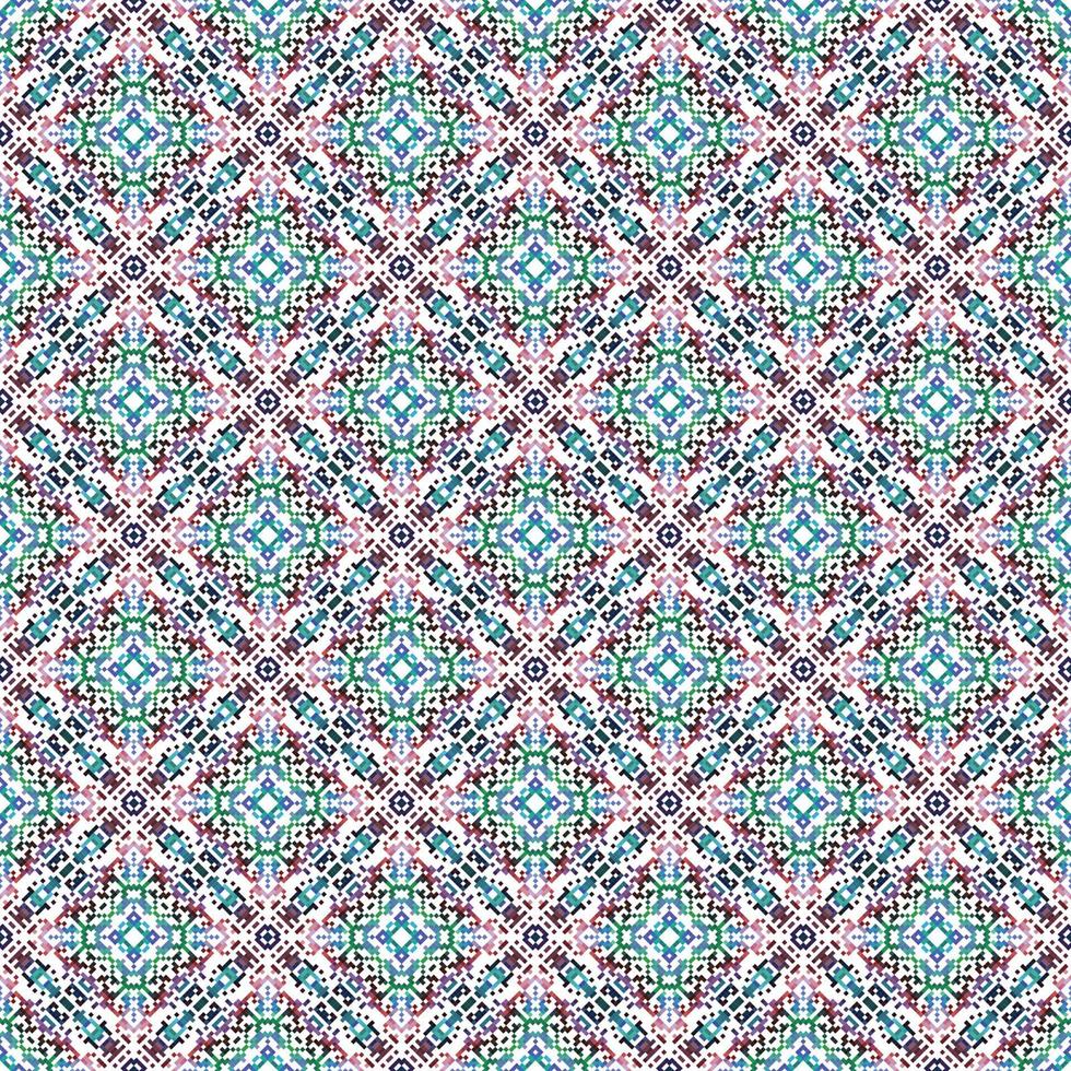 floral de punto bordado en blanco fondo.geometrico étnico oriental modelo tradicional. resumen vector ilustración. diseño para textura,tela,ropa,envoltura,decoración,bufanda,estampado.