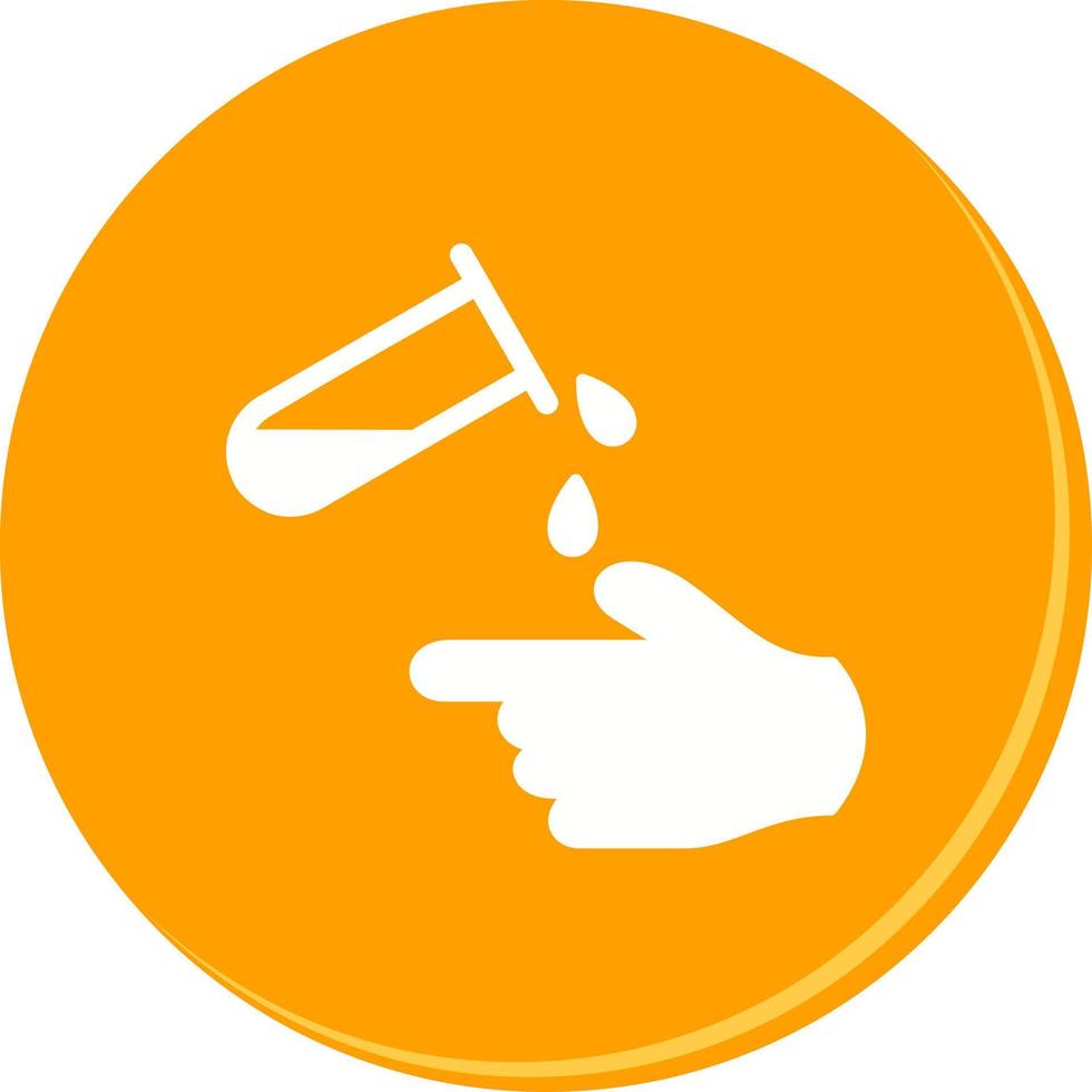 Corrosive Hazard Vector Icon