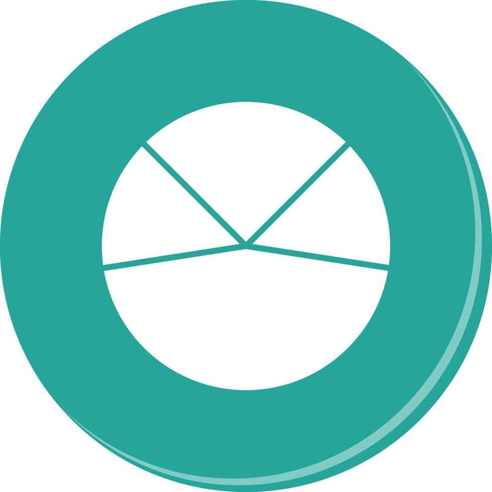 Pie Chart Analysis Vector Icon